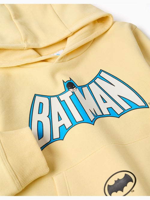 Sweat en coton peigné à capuche avec imprimé batman - Kiabi Sweat en coton peigné à capuche avec imprimé batman - Kiabi