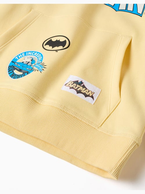 Sweat en coton peigné à capuche avec imprimé batman - Kiabi Sweat en coton peigné à capuche avec imprimé batman - Kiabi