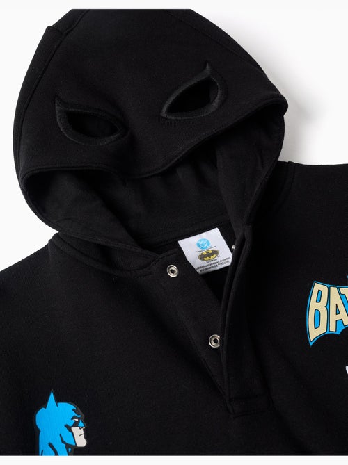 Sweat en coton peigné à capuche avec imprimé batman - Kiabi Sweat en coton peigné à capuche avec imprimé batman - Kiabi