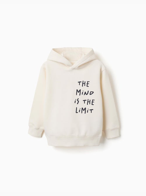 Sweat en coton peigné à capuche avec imprimé - Kiabi Sweat en coton peigné à capuche avec imprimé - Kiabi