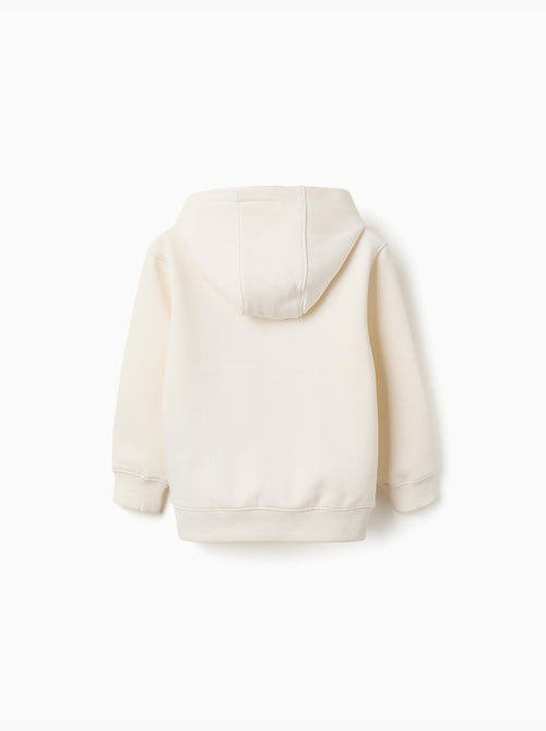 Sweat en coton peigné à capuche avec imprimé - Kiabi Sweat en coton peigné à capuche avec imprimé - Kiabi