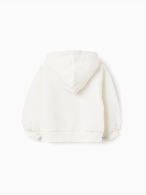 Sweat en coton peigné à capuche et imprimé Stitch - Kiabi