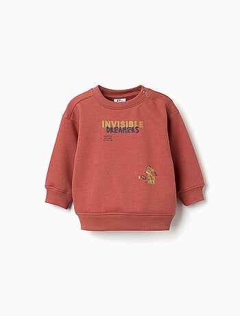 Sweat en coton peigné à imprimé invisible dreamers