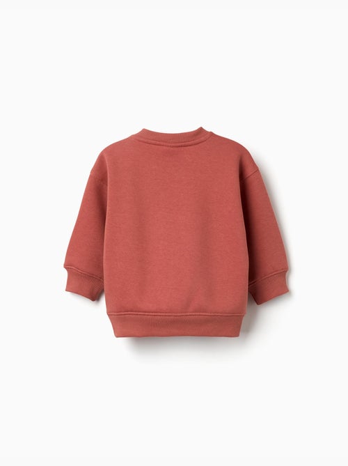 Sweat en coton peigné à imprimé invisible dreamers - Kiabi