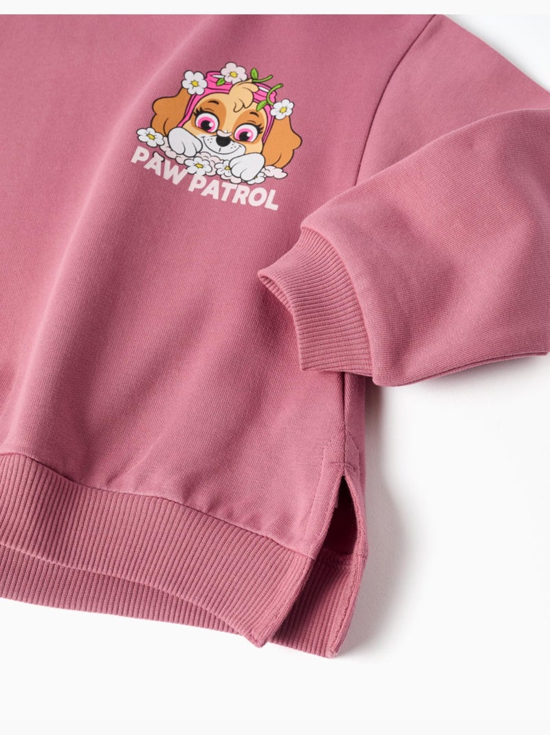 Sweat en coton peigné à imprimé Stella Rose foncé - Kiabi