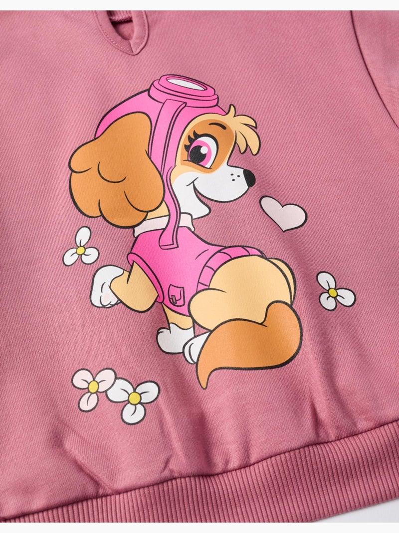 Sweat en coton peigné à imprimé Stella Rose foncé - Kiabi