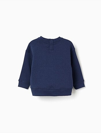 Sweat en coton peigné à imprimé Super Friends