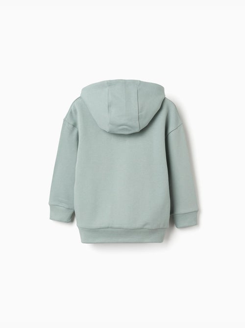 Sweat en coton peigné avec capuche et imprimé minecraft - Kiabi Sweat en coton peigné avec capuche et imprimé minecraft - Kiabi