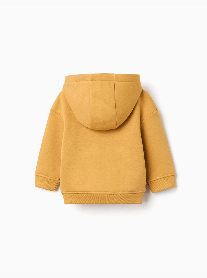 Sweat en coton peigné avec capuche et imprimé Tiny Friends Jaune - Kiabi
