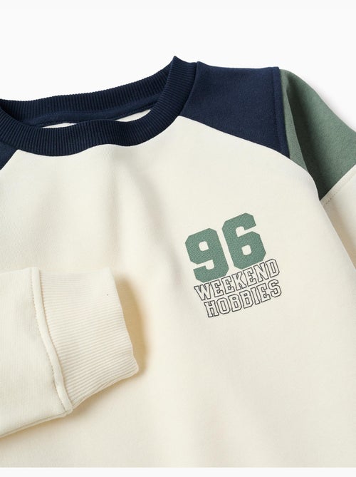 Sweat en coton peigné avec imprimé 96 - Kiabi Sweat en coton peigné avec imprimé 96 - Kiabi