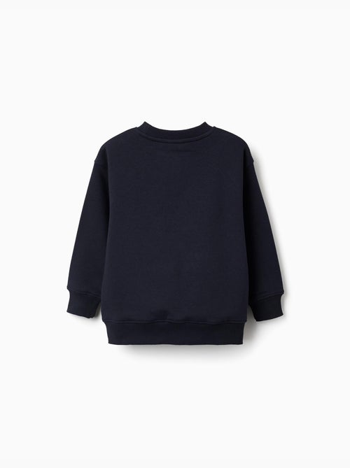 Sweat en coton peigné avec imprimé en relief - Kiabi Sweat en coton peigné avec imprimé en relief - Kiabi
