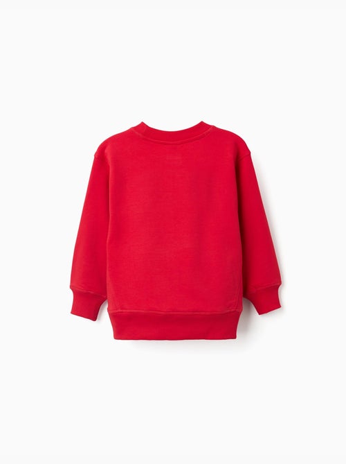 Sweat en coton peigné avec imprimé en relief Spider-Man - Kiabi Sweat en coton peigné avec imprimé en relief Spider-Man - Kiabi