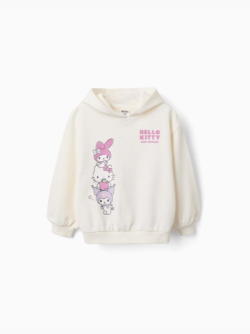 Sweat en coton peigné avec imprimé Hello Kitty - Kiabi Sweat en coton peigné avec imprimé Hello Kitty - Kiabi