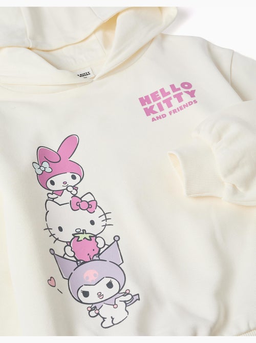 Sweat en coton peigné avec imprimé Hello Kitty - Kiabi Sweat en coton peigné avec imprimé Hello Kitty - Kiabi
