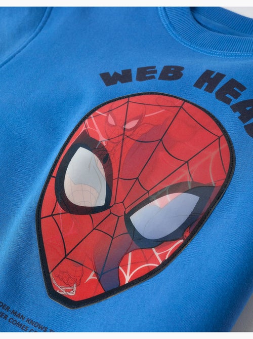 Sweat en coton peigné avec imprimé lenticulaire Spider-Man - Kiabi Sweat en coton peigné avec imprimé lenticulaire Spider-Man - Kiabi