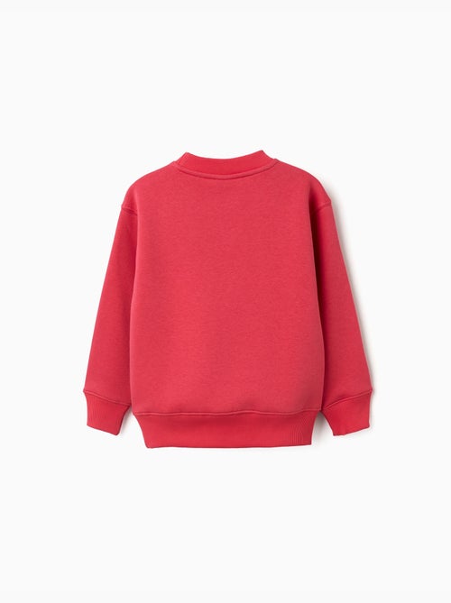 Sweat en coton peigné avec imprimé make again - Kiabi Sweat en coton peigné avec imprimé make again - Kiabi