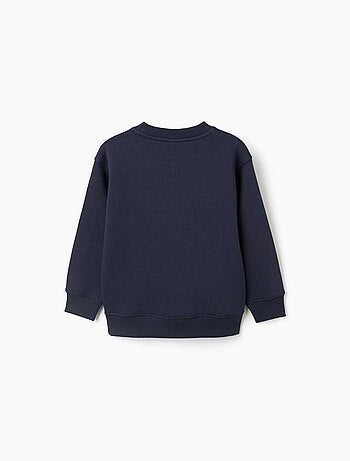 Sweat en coton peigné avec imprimé my home