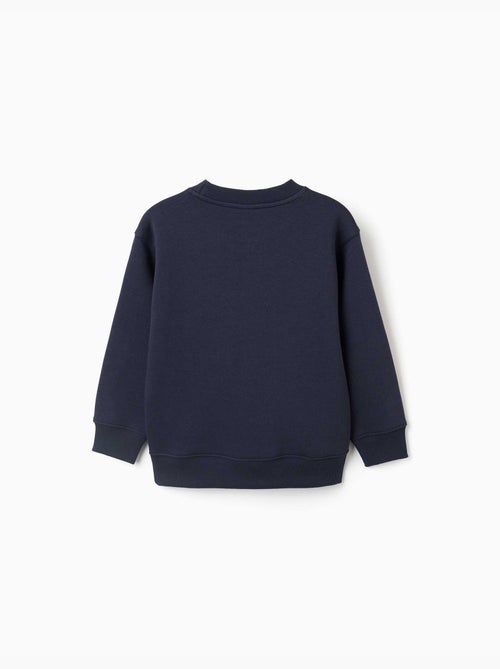 Sweat en coton peigné avec imprimé my home - Kiabi Sweat en coton peigné avec imprimé my home - Kiabi