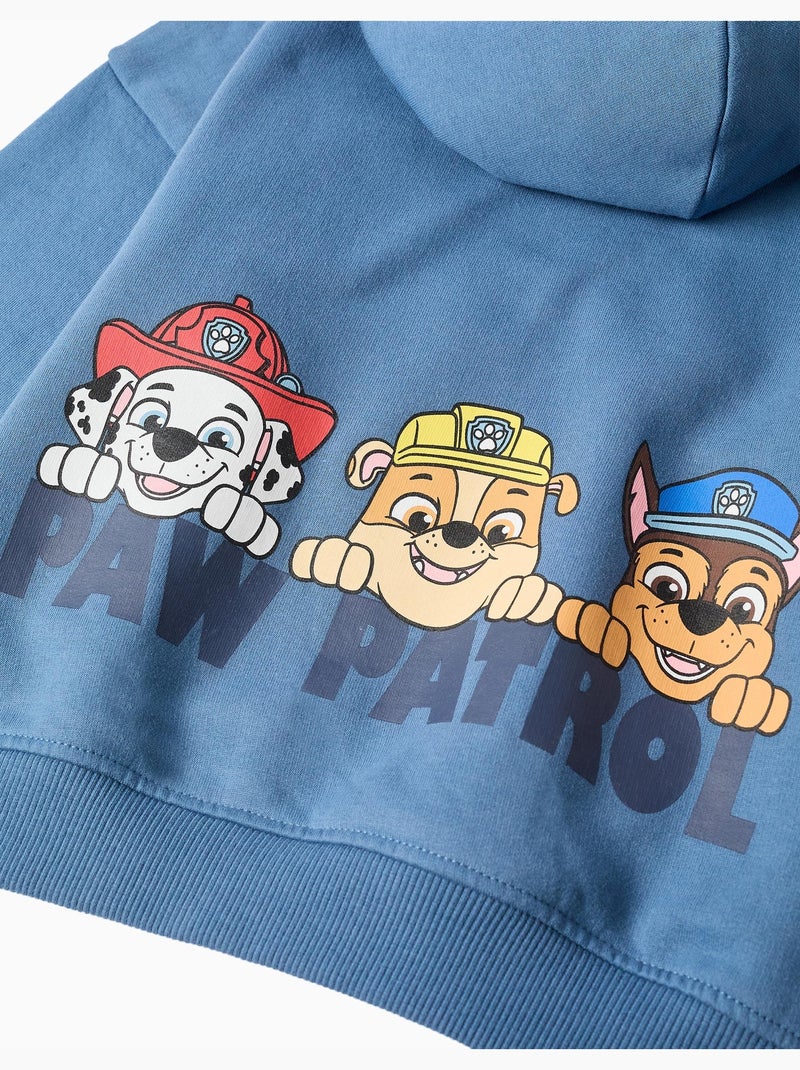 Sweat en coton peigné avec imprimé Paw Patrol Bleu Bleu - Kiabi