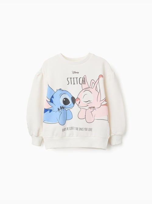 Sweat en coton peigné avec imprimé Stitch & Angel - Kiabi Sweat en coton peigné avec imprimé Stitch & Angel - Kiabi