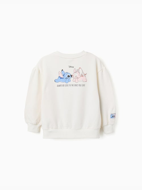 Sweat en coton peigné avec imprimé Stitch & Angel - Kiabi Sweat en coton peigné avec imprimé Stitch & Angel - Kiabi