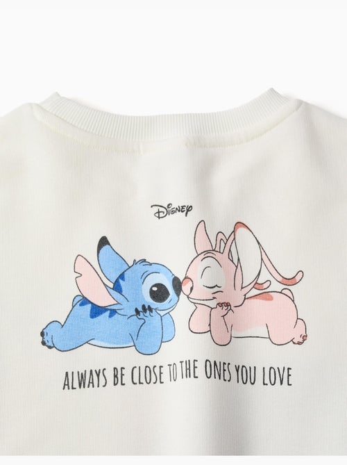 Sweat en coton peigné avec imprimé Stitch & Angel - Kiabi Sweat en coton peigné avec imprimé Stitch & Angel - Kiabi