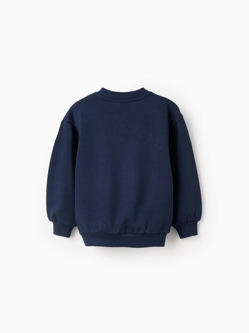 Sweat en coton peigné avec imprimé Stitch - Kiabi