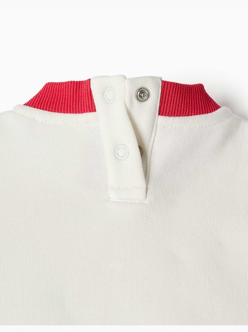 Sweat en coton peigné avec imprimé sur la poitrine - Kiabi Sweat en coton peigné avec imprimé sur la poitrine - Kiabi