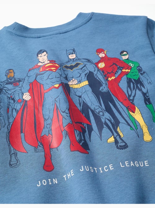 Sweat en coton peigné avec imprimés Justice League - Kiabi