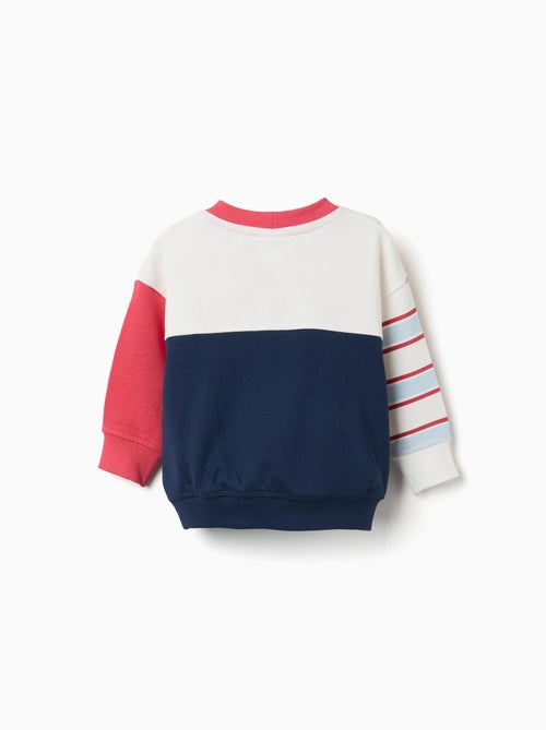 Sweat en coton peigné avec imprimés mickey - Kiabi