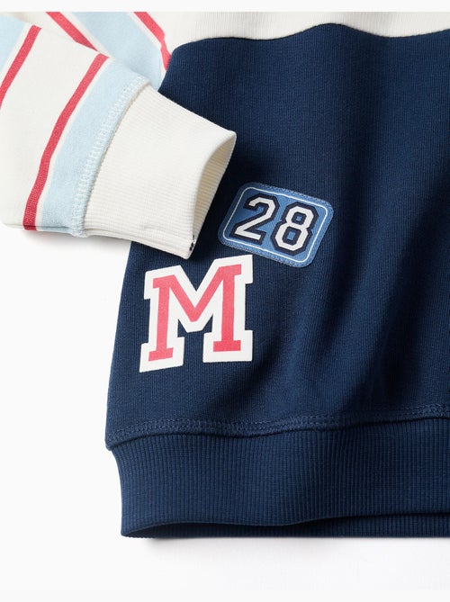 Sweat en coton peigné avec imprimés mickey - Kiabi