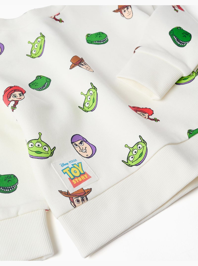 Sweat en coton peigné avec motif Toy Story Blanc - Kiabi