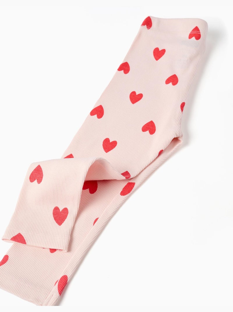 Sweat en coton peigné Peppa Pig + legging Rose clair - Kiabi