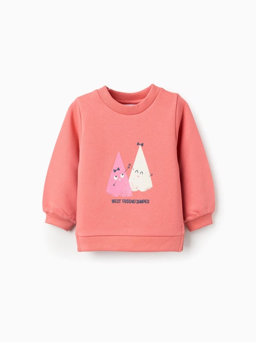 Sweat en coton polyester peigné avec Imprimé - Kiabi
