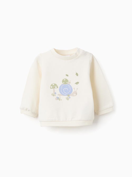 Sweat en coton polyester peigné - Kiabi