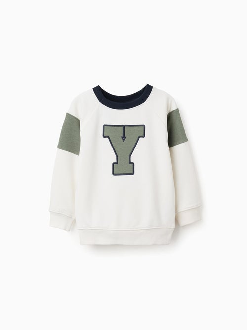 Sweat en coton polyester Peigné - Kiabi