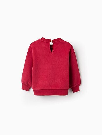 Sweat en coton polyester peigné de Noël Minnie