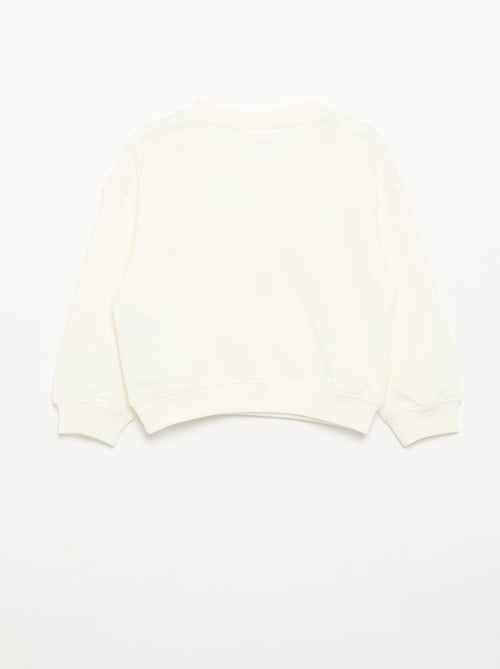 Sweat en French Terry avec broderies - Kiabi Sweat en French Terry avec broderies - Kiabi