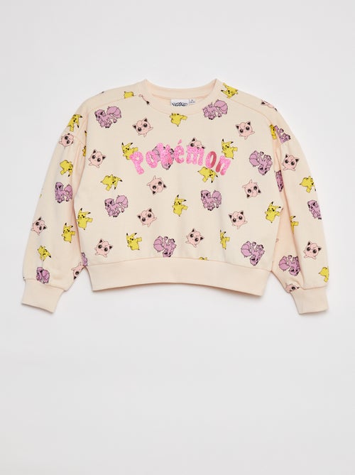 Sweat en french terry 'Pokémon' - Kiabi