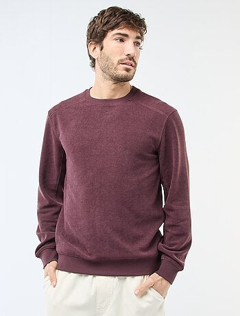 Sweat en maille nid d'abeilles