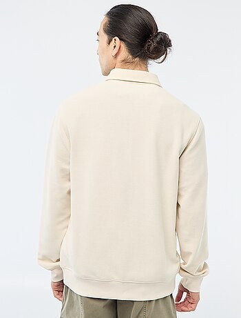 Sweat en matière gaufrée