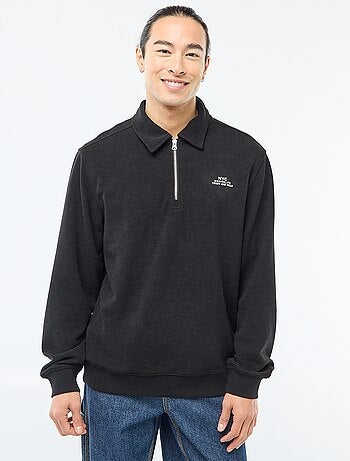 Sweat en matière gaufrée