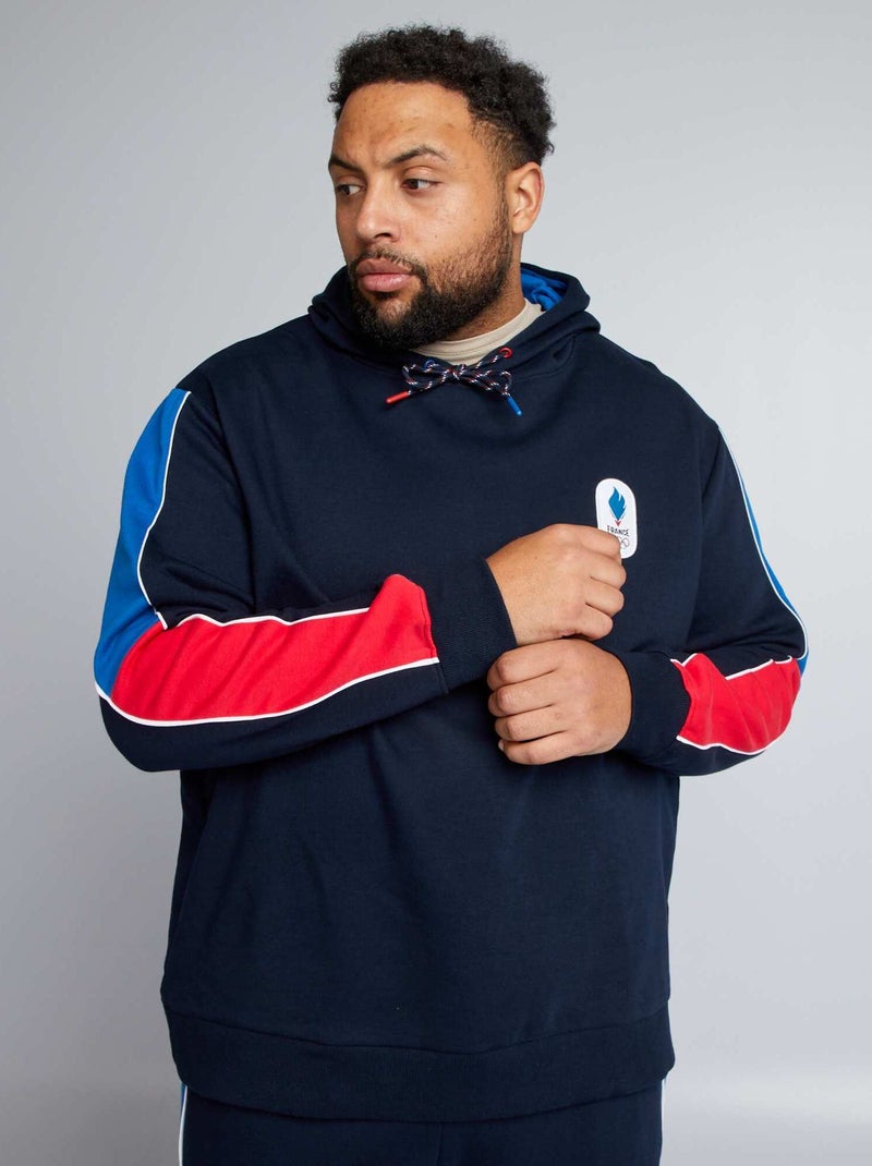 Sweat en molleton - Equipe de France Olympique et Paralympique Navy - Kiabi