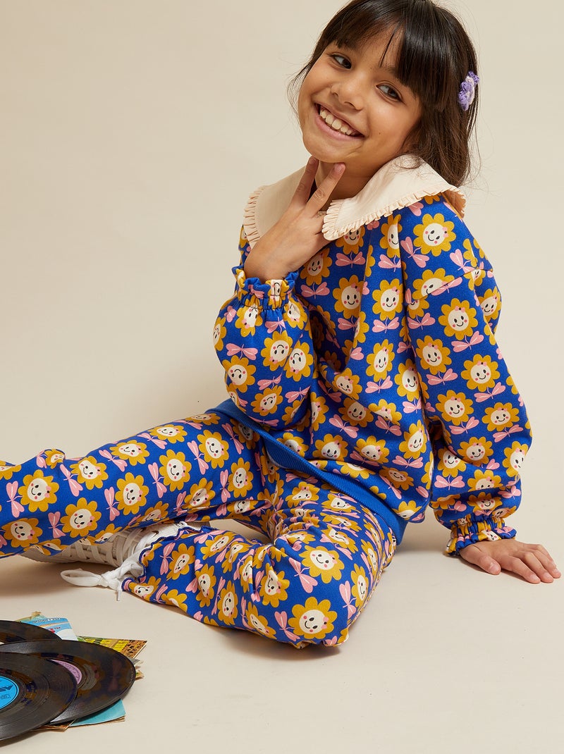 Sweat en molleton - Kiabi X chacha BLEU - Kiabi