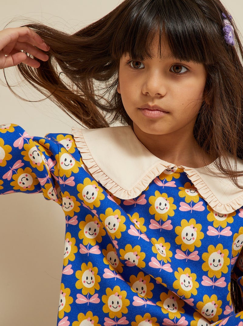 Sweat en molleton - Kiabi X chacha BLEU - Kiabi