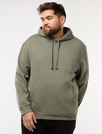 Sweat en molleton à capuche avec poche kangourou