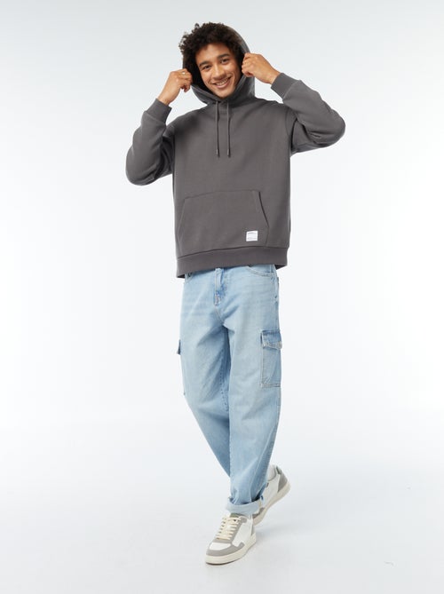 Sweat en molleton à capuche - Kiabi