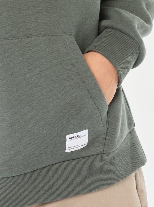 Sweat en molleton à capuche - Kiabi