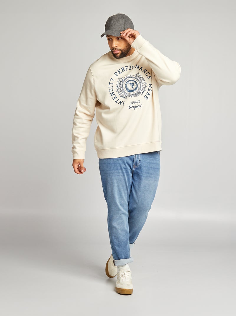 Pull col rond williams river beige Timberland | La Redoute