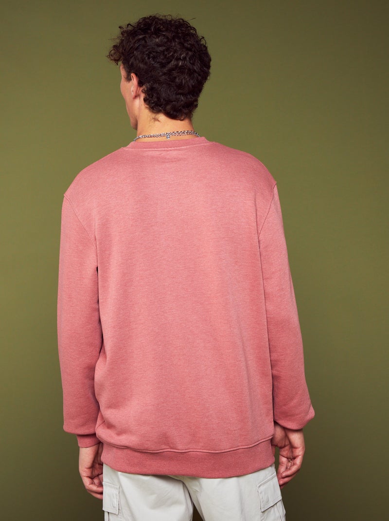 Sweat-shirt Femme Grande Taille XL - Col Rond Rose, Décontracté Et Neuf Avec étiquettes